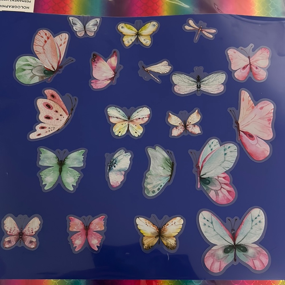 Butterfly stickers